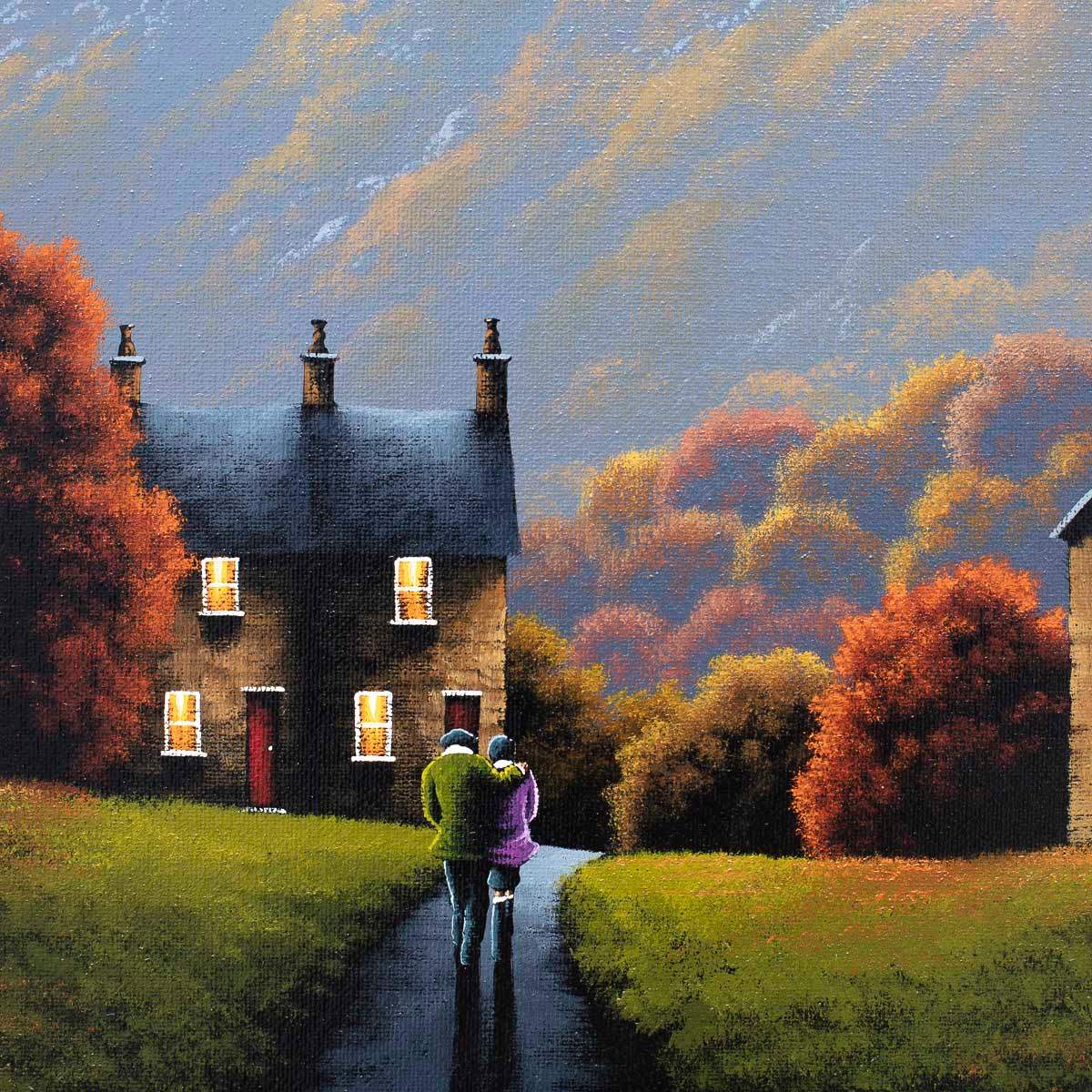Love in the Hills - Original - SOLD by artist David Renshaw - Wyecliffe Galleries