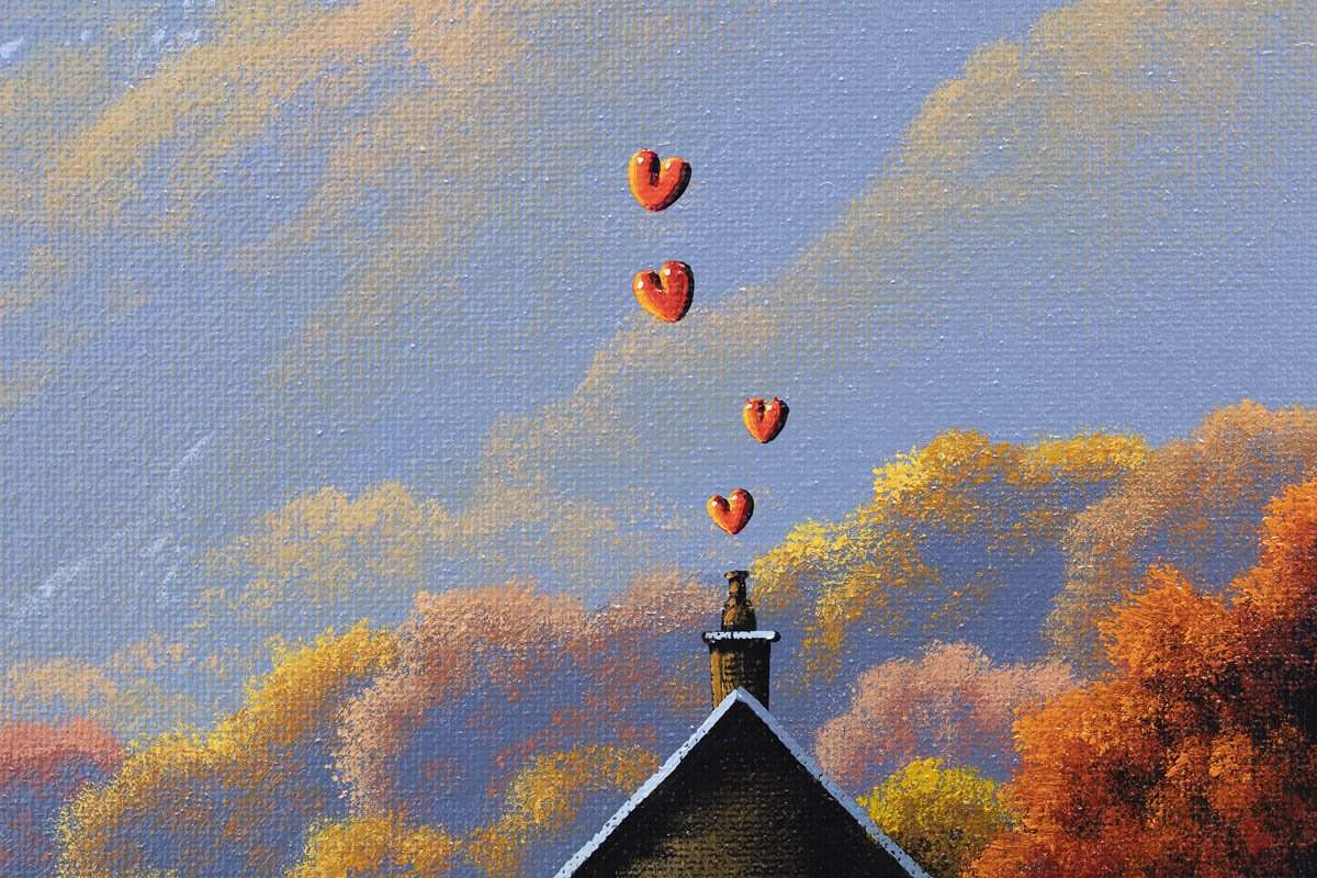Love in the Hills - Original - SOLD by artist David Renshaw - Wyecliffe Galleries