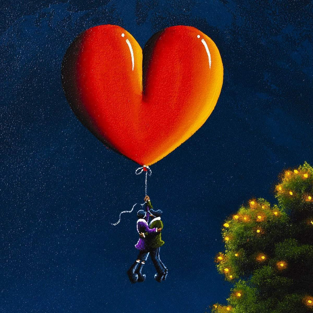 Love in the Sky - Original - SOLD by artist David Renshaw - Wyecliffe Galleries