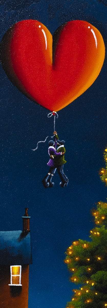 Love in the Sky - Original - SOLD by artist David Renshaw - Wyecliffe Galleries