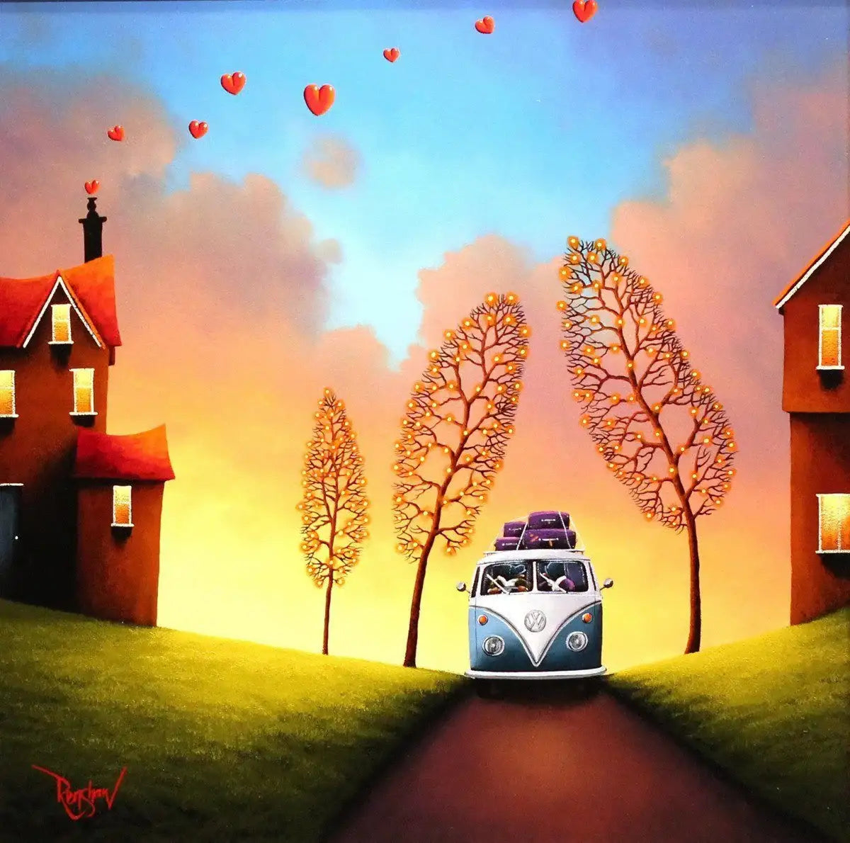 Love is a Journey - SOLD by artist David Renshaw - Wyecliffe Galleries