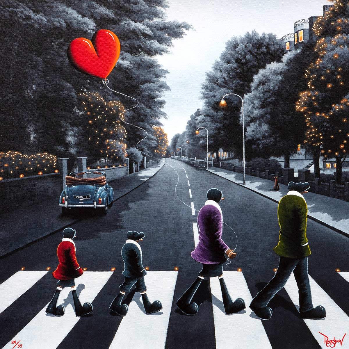 Love is All You Need Edition - Rare - SOLD by artist David Renshaw - Wyecliffe Galleries