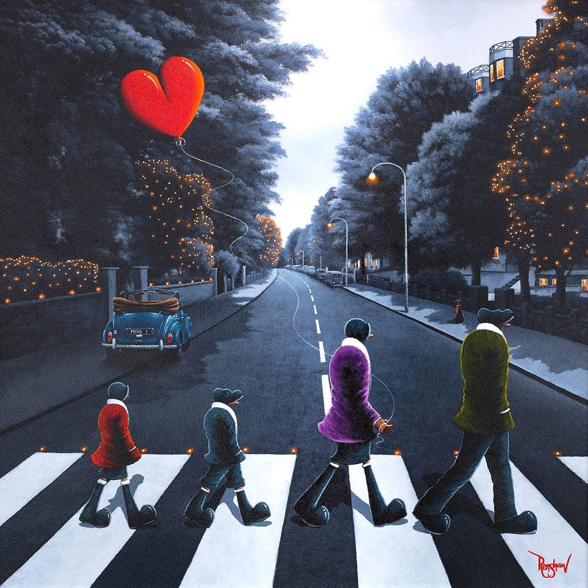 Love Is All You Need - Original - SOLD by artist David Renshaw - Wyecliffe Galleries