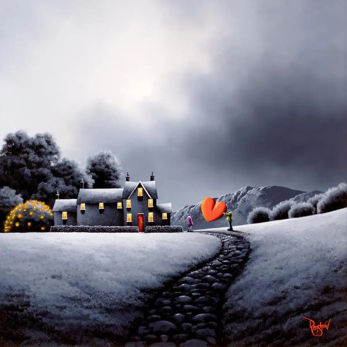 Love Is Enough - Original - SOLD by artist David Renshaw - Wyecliffe Galleries