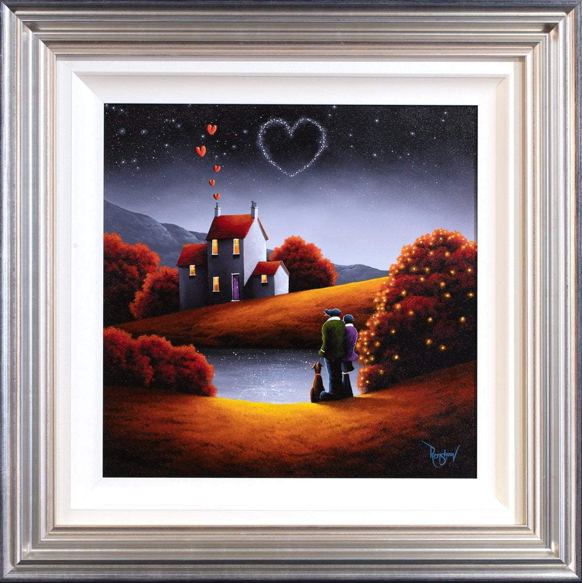 Love is in the Air - Original - SOLD by artist David Renshaw - Wyecliffe Galleries
