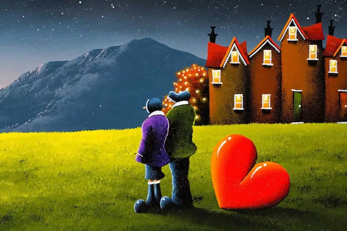 Love Is In The Stars - SOLD by artist David Renshaw - Wyecliffe Galleries