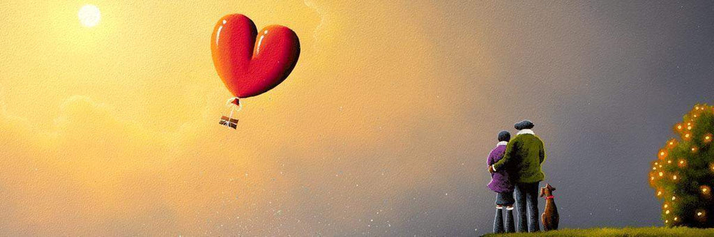 Love Is On The Way - Original - SOLD by artist David Renshaw - Wyecliffe Galleries