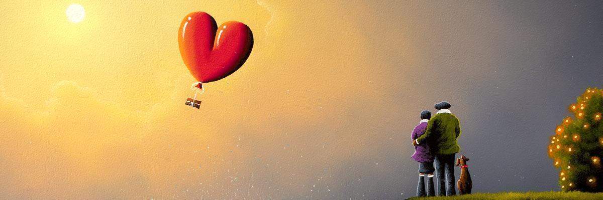 Love Is On The Way - Original - SOLD by artist David Renshaw - Wyecliffe Galleries