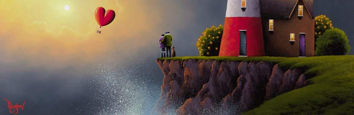 Love Is On The Way - Original - SOLD by artist David Renshaw - Wyecliffe Galleries
