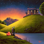 Love Lake - Original - SOLD by artist David Renshaw - Wyecliffe Galleries