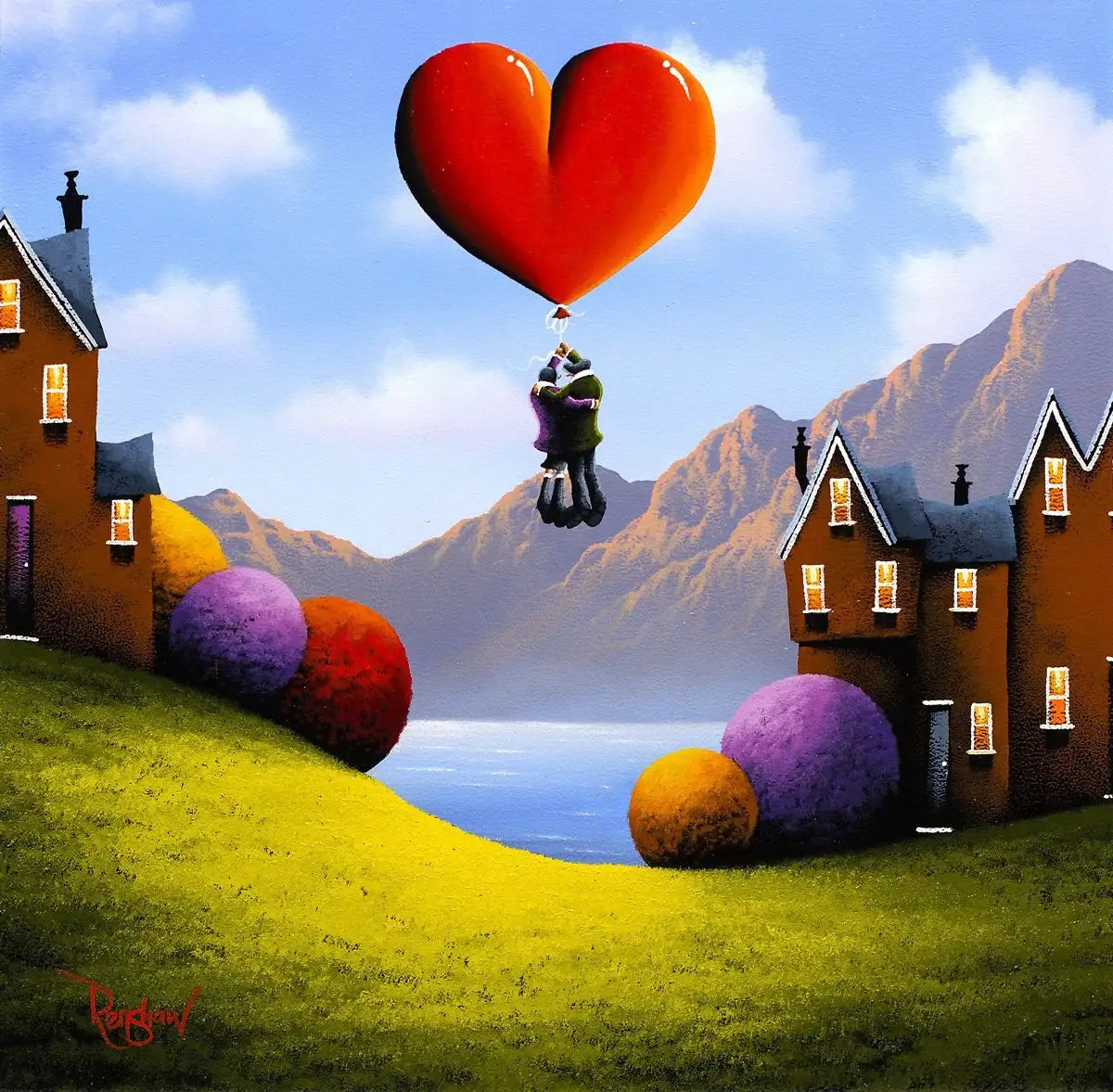 Love Lift Us Up - SOLD by artist David Renshaw - Wyecliffe Galleries