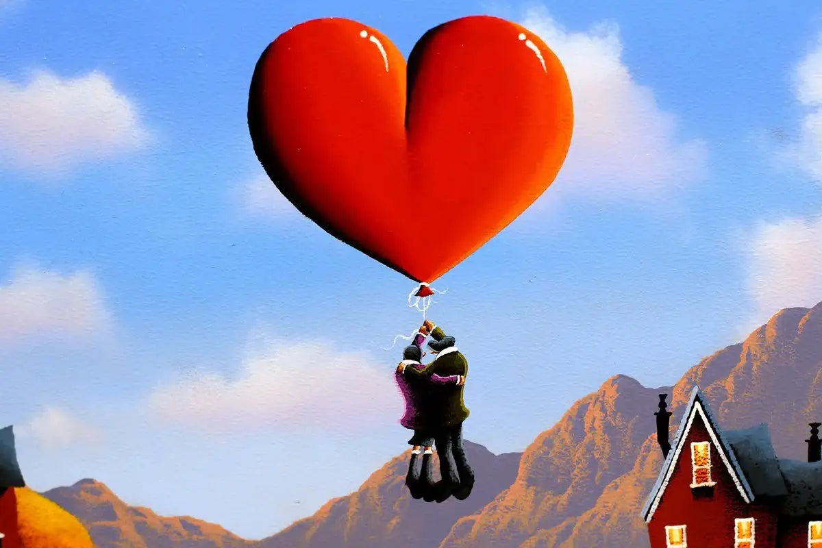 Love Lift Us Up - SOLD by artist David Renshaw - Wyecliffe Galleries