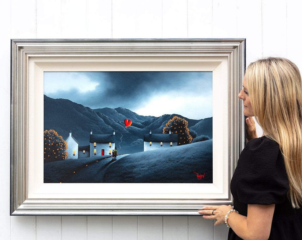 Love Lights The Way - Original - SOLD by artist David Renshaw - Wyecliffe Galleries