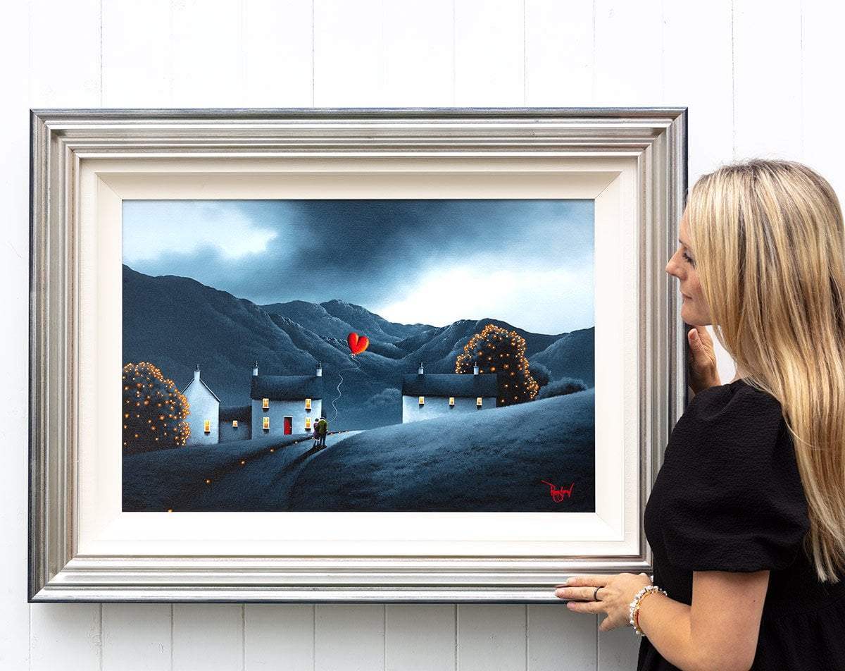 Love Lights The Way - Original - SOLD by artist David Renshaw - Wyecliffe Galleries