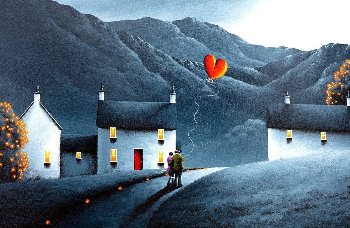 Love Lights The Way - Original - SOLD by artist David Renshaw - Wyecliffe Galleries