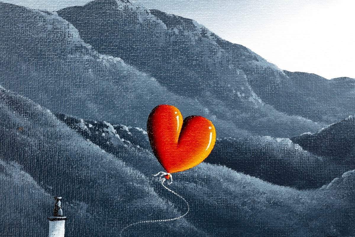 Love Lights The Way - Original - SOLD by artist David Renshaw - Wyecliffe Galleries