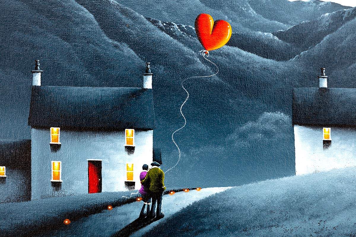 Love Lights The Way - Original - SOLD by artist David Renshaw - Wyecliffe Galleries