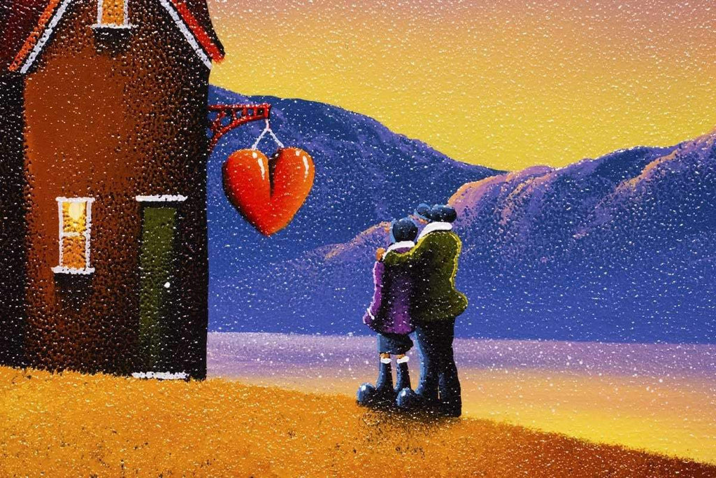 Love Makes a House a Home - SOLD by artist David Renshaw - Wyecliffe Galleries