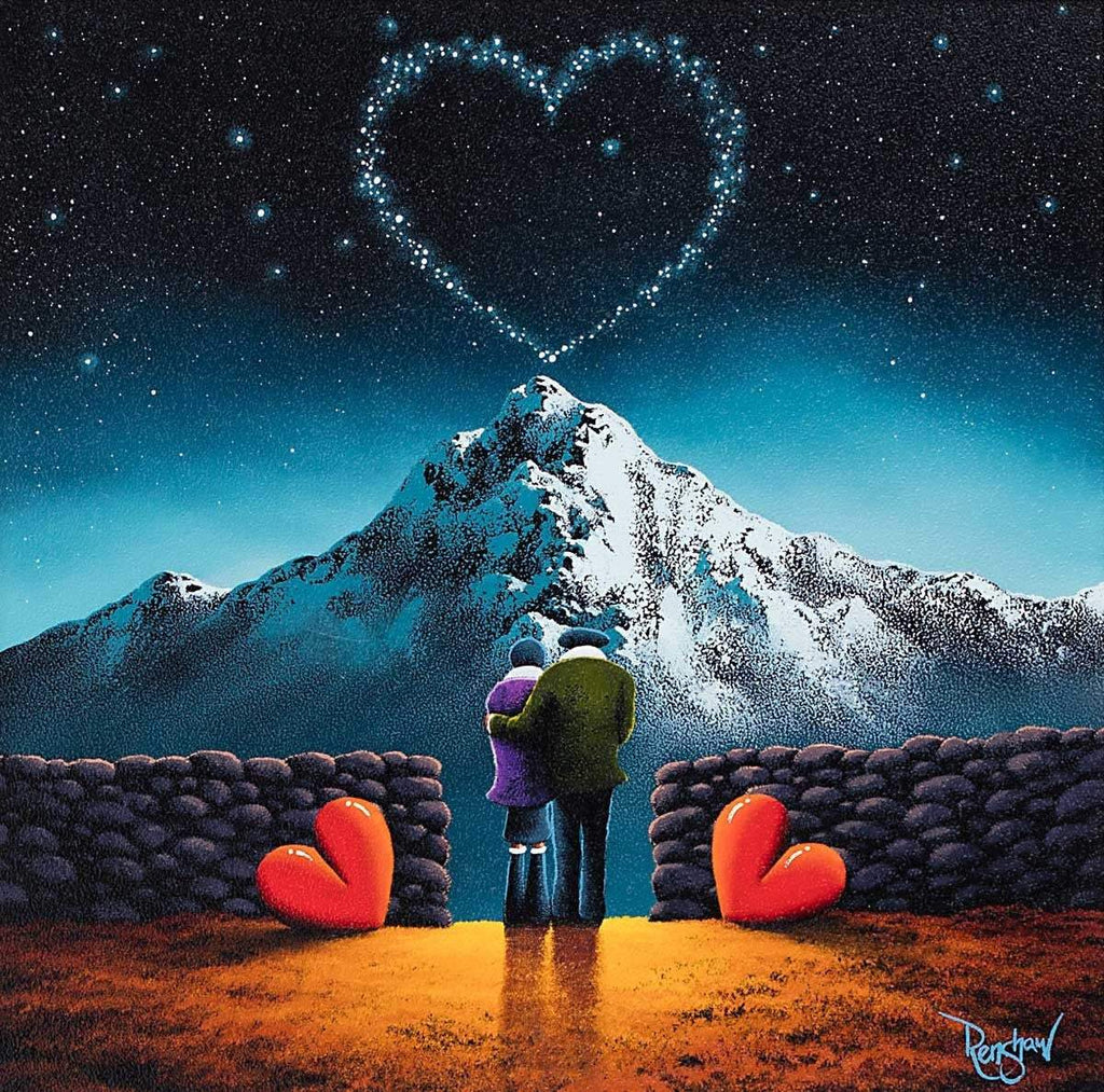 Love Mountain - SOLD by artist David Renshaw - Wyecliffe Galleries