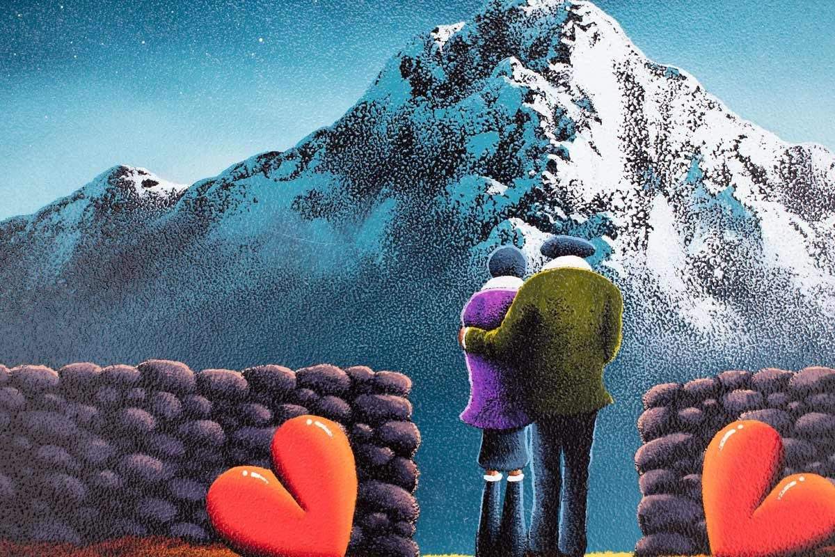 Love Mountain - SOLD by artist David Renshaw - Wyecliffe Galleries