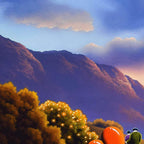 Love on the Clifftops - Original - SOLD by artist David Renshaw - Wyecliffe Galleries