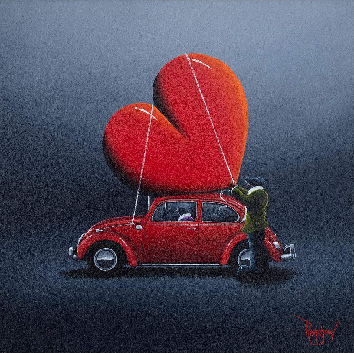 Love On The Go - Original - SOLD by artist David Renshaw - Wyecliffe Galleries