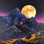 Love on the Mountain Tops - Original - SOLD by artist David Renshaw - Wyecliffe Galleries