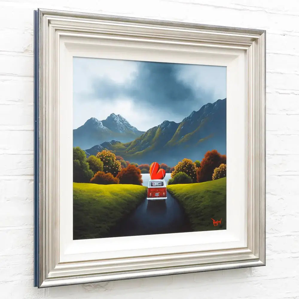 Love On The Open Road - Original - SOLD by artist David Renshaw - Wyecliffe Galleries