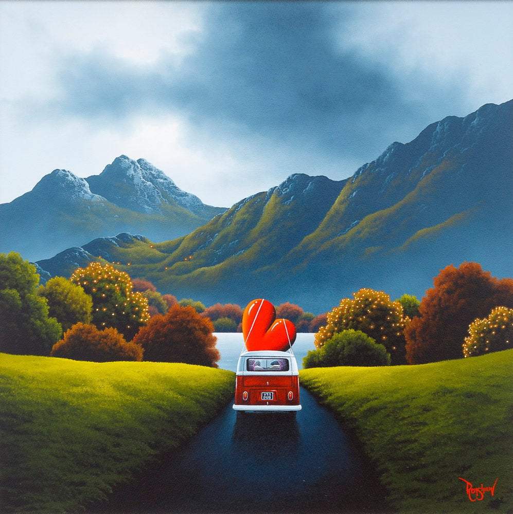 Love On The Open Road - Original - SOLD by artist David Renshaw - Wyecliffe Galleries