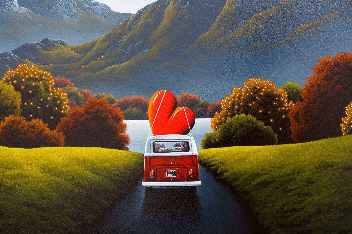 Love On The Open Road - Original - SOLD by artist David Renshaw - Wyecliffe Galleries
