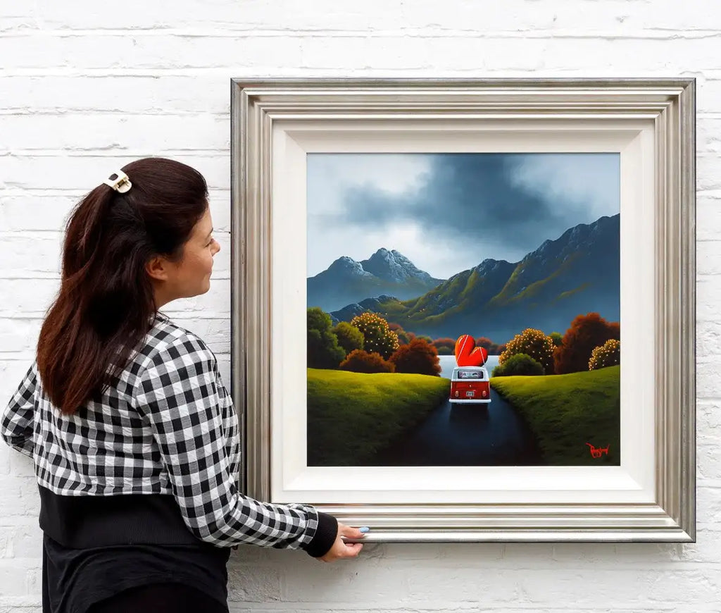 Love On The Open Road - Original - SOLD by artist David Renshaw - Wyecliffe Galleries