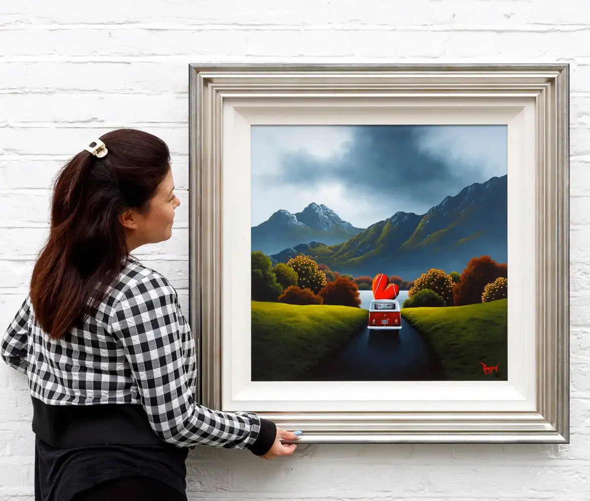 Love On The Open Road - Original - SOLD by artist David Renshaw - Wyecliffe Galleries