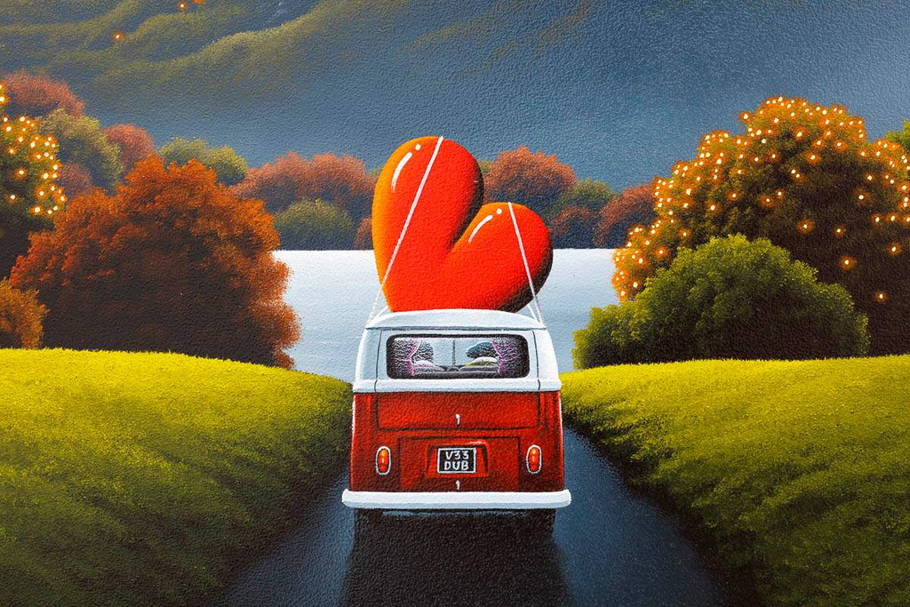 Love On The Open Road - Original - SOLD by artist David Renshaw - Wyecliffe Galleries