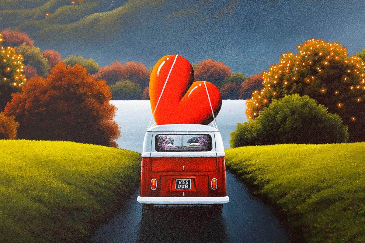 Love On The Open Road - Original - SOLD by artist David Renshaw - Wyecliffe Galleries