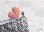 Love On Top - Original Sketch - SOLD by artist David Renshaw - Wyecliffe Galleries