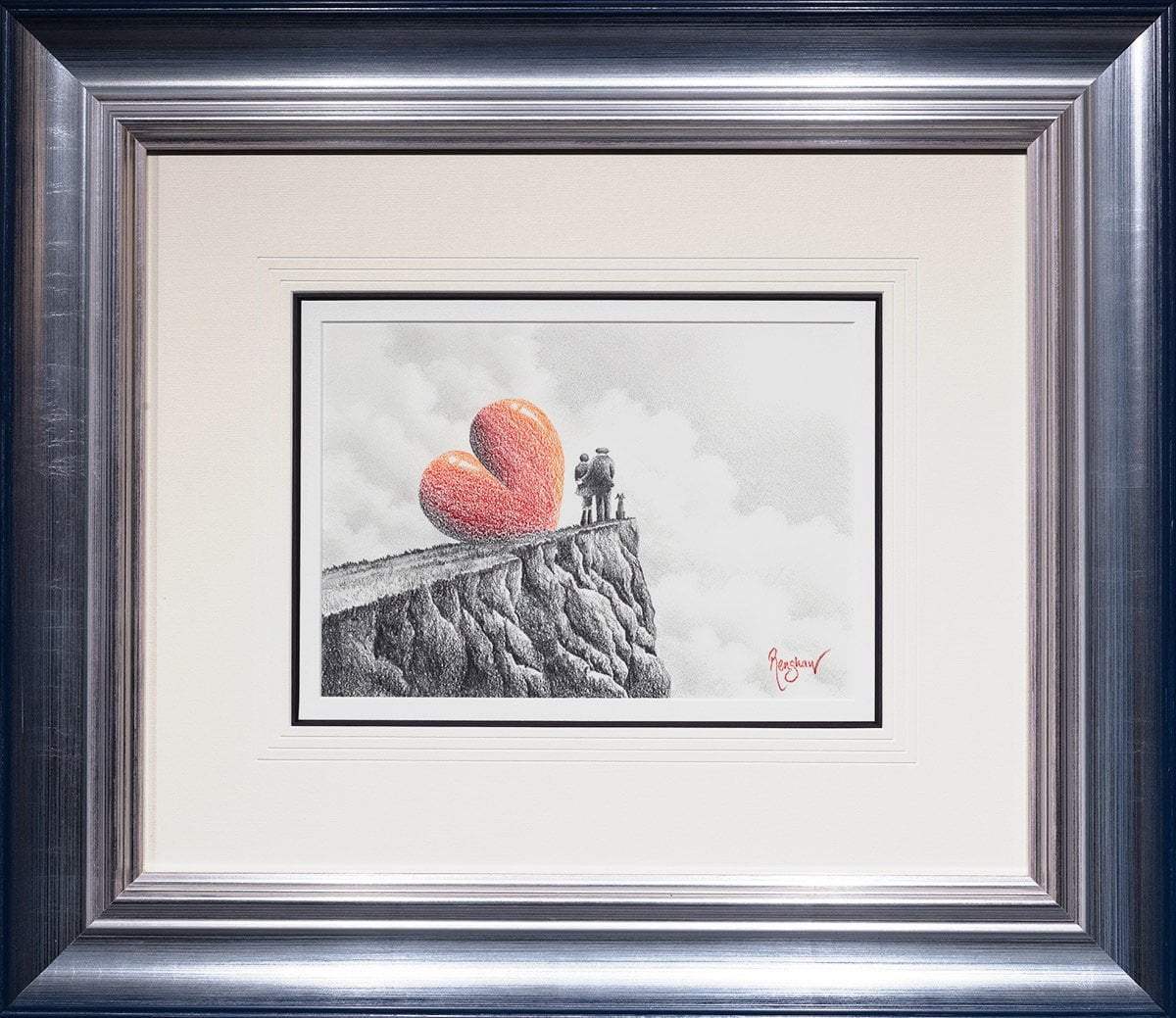 Love On Top - Original Sketch - SOLD by artist David Renshaw - Wyecliffe Galleries