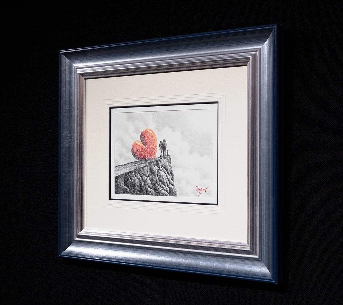 Love On Top - Original Sketch - SOLD by artist David Renshaw - Wyecliffe Galleries