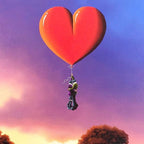 Love Over Everything - Original - SOLD by artist David Renshaw - Wyecliffe Galleries
