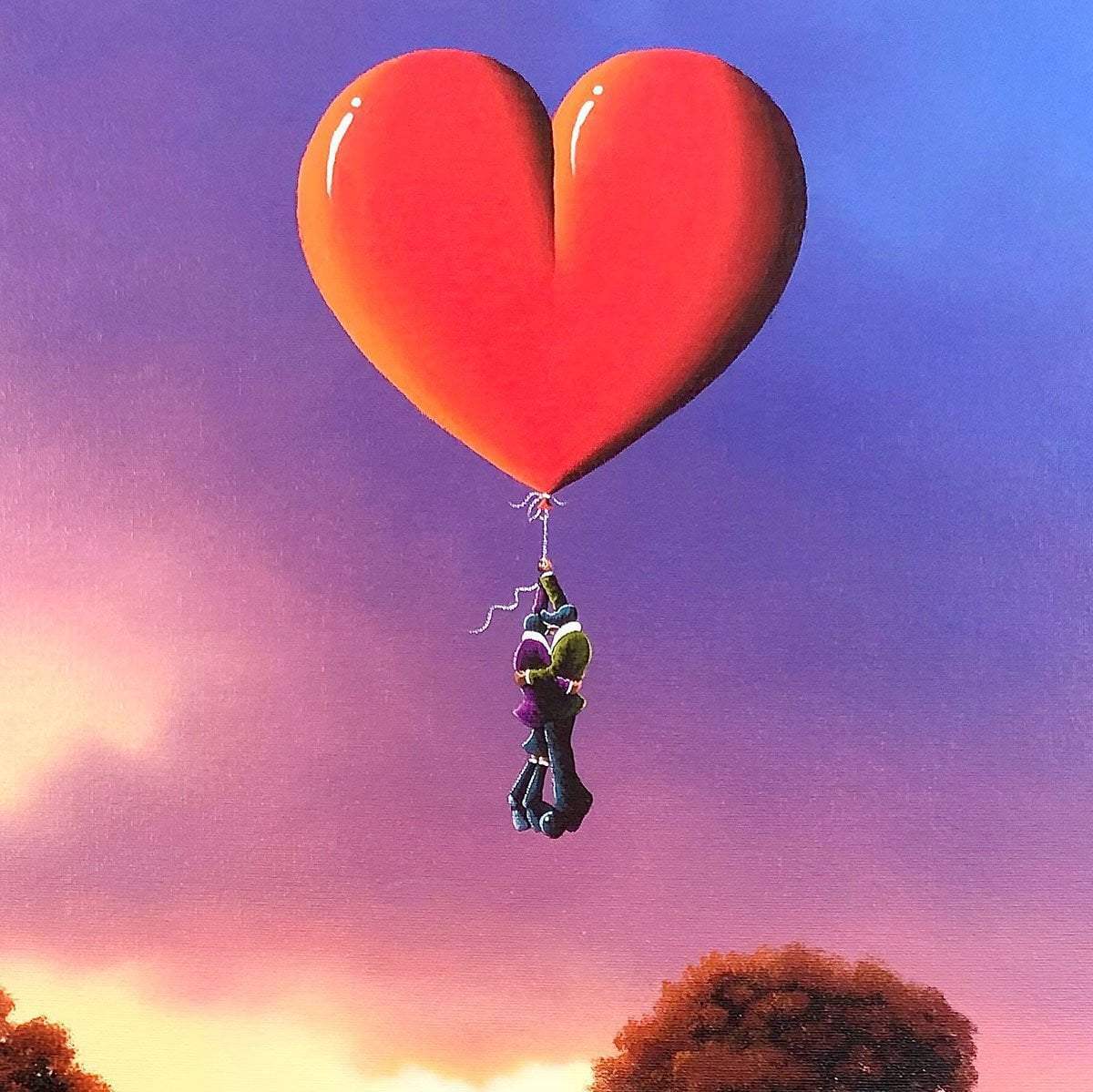 Love Over Everything - Original - SOLD by artist David Renshaw - Wyecliffe Galleries