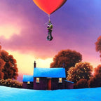 Love Over Everything - Original - SOLD by artist David Renshaw - Wyecliffe Galleries