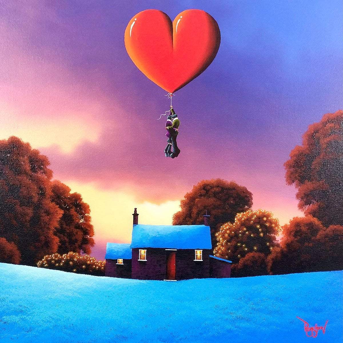 Love Over Everything - Original - SOLD by artist David Renshaw - Wyecliffe Galleries