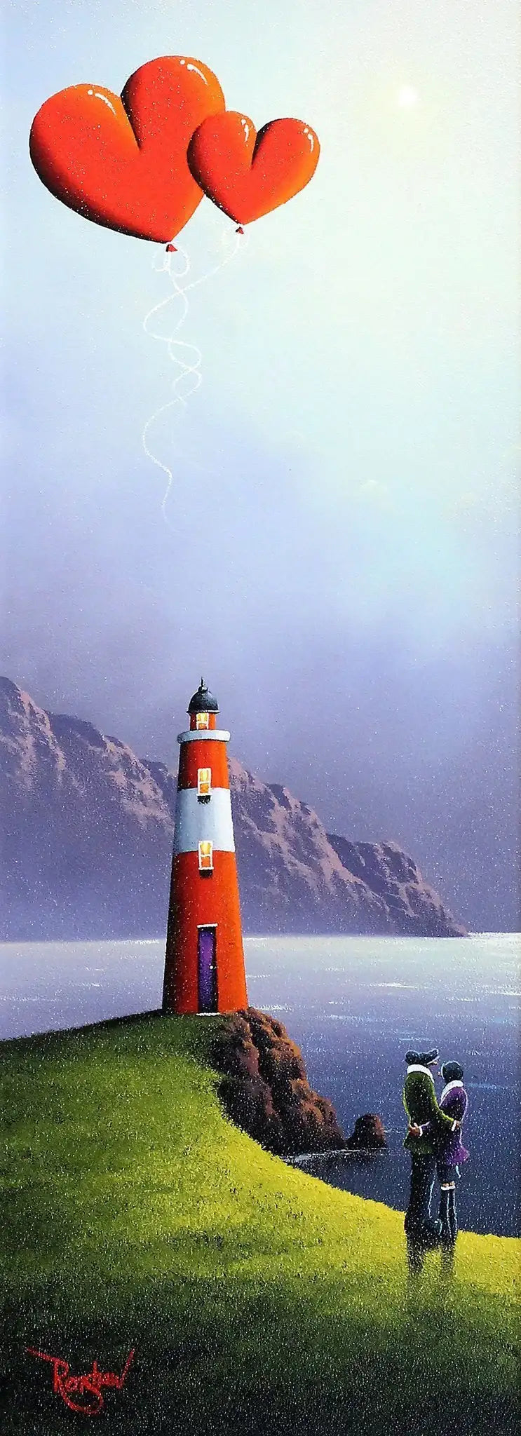 Love Shine A Light - SOLD by artist David Renshaw - Wyecliffe Galleries