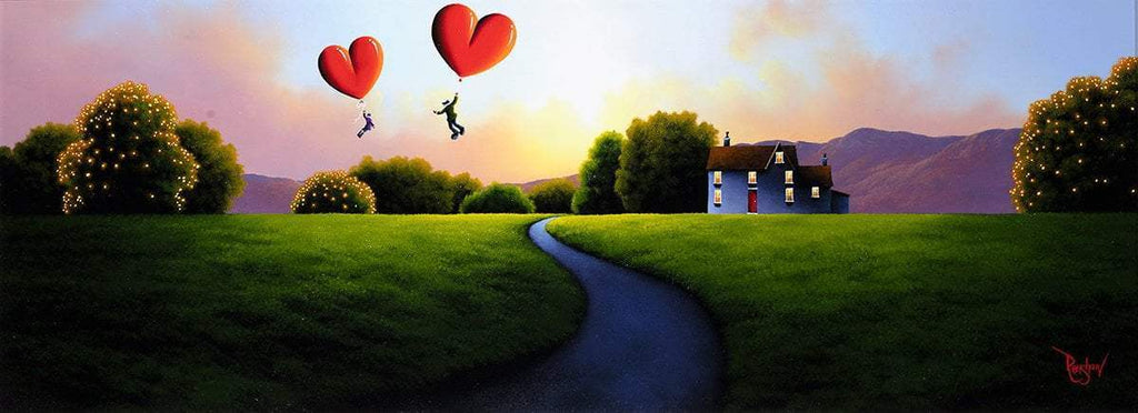 Love Takes Us Higher - Original - SOLD by artist David Renshaw - Wyecliffe Galleries