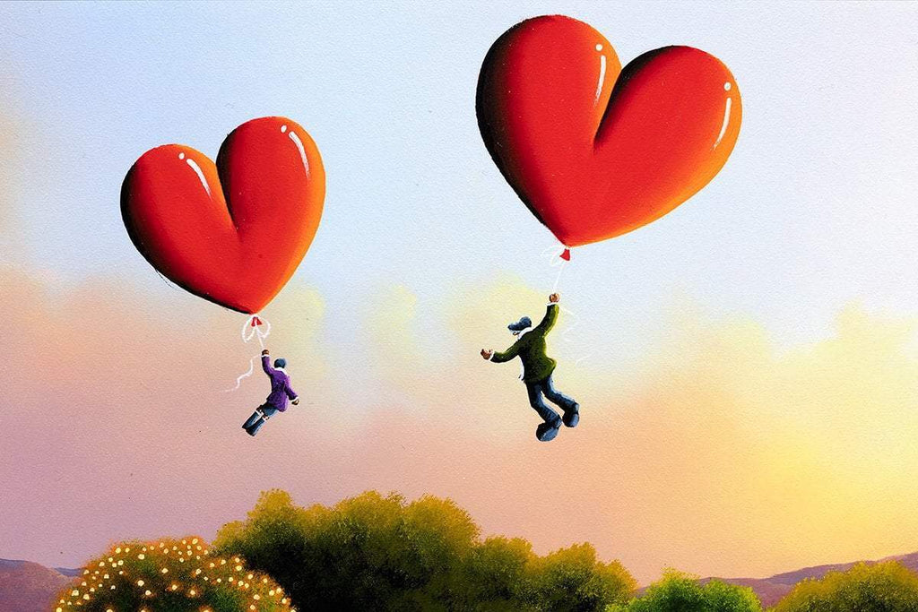 Love Takes Us Higher - Original - SOLD by artist David Renshaw - Wyecliffe Galleries
