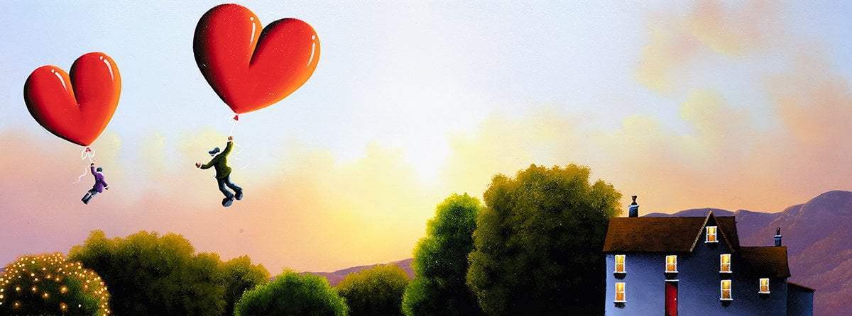 Love Takes Us Higher - Original - SOLD by artist David Renshaw - Wyecliffe Galleries