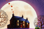 Love Under The Moonlight - Original - SOLD by artist David Renshaw - Wyecliffe Galleries