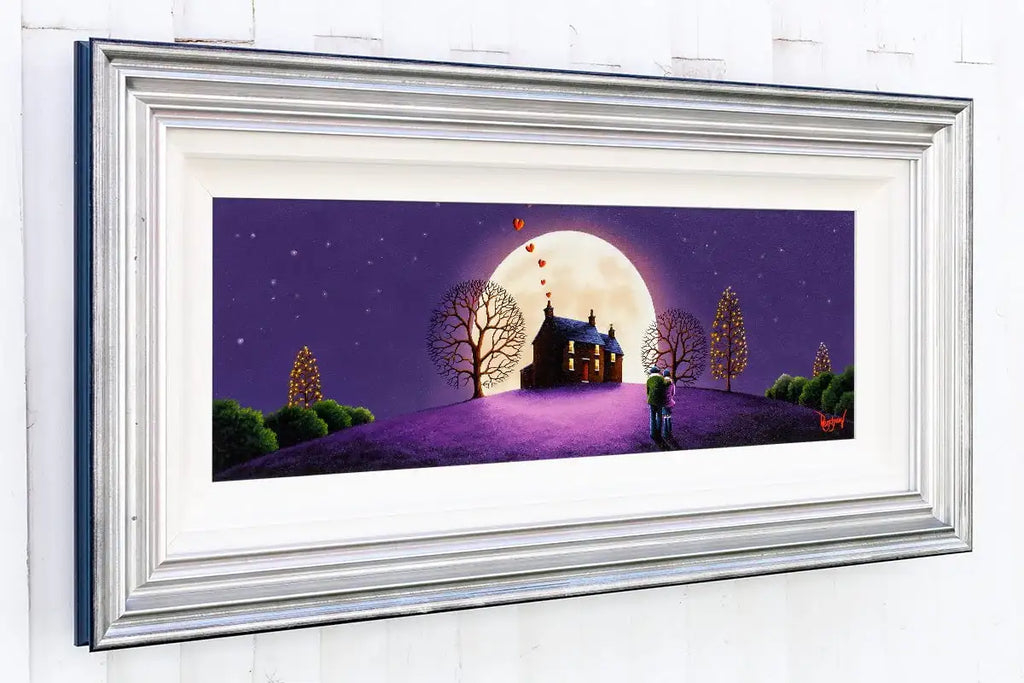 Love Under The Moonlight - Original - SOLD by artist David Renshaw - Wyecliffe Galleries