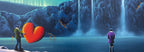 Love Under The Northern Lights - Original - SOLD by artist David Renshaw - Wyecliffe Galleries