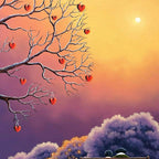 Love Warms our Hearts - SOLD by artist David Renshaw - Wyecliffe Galleries