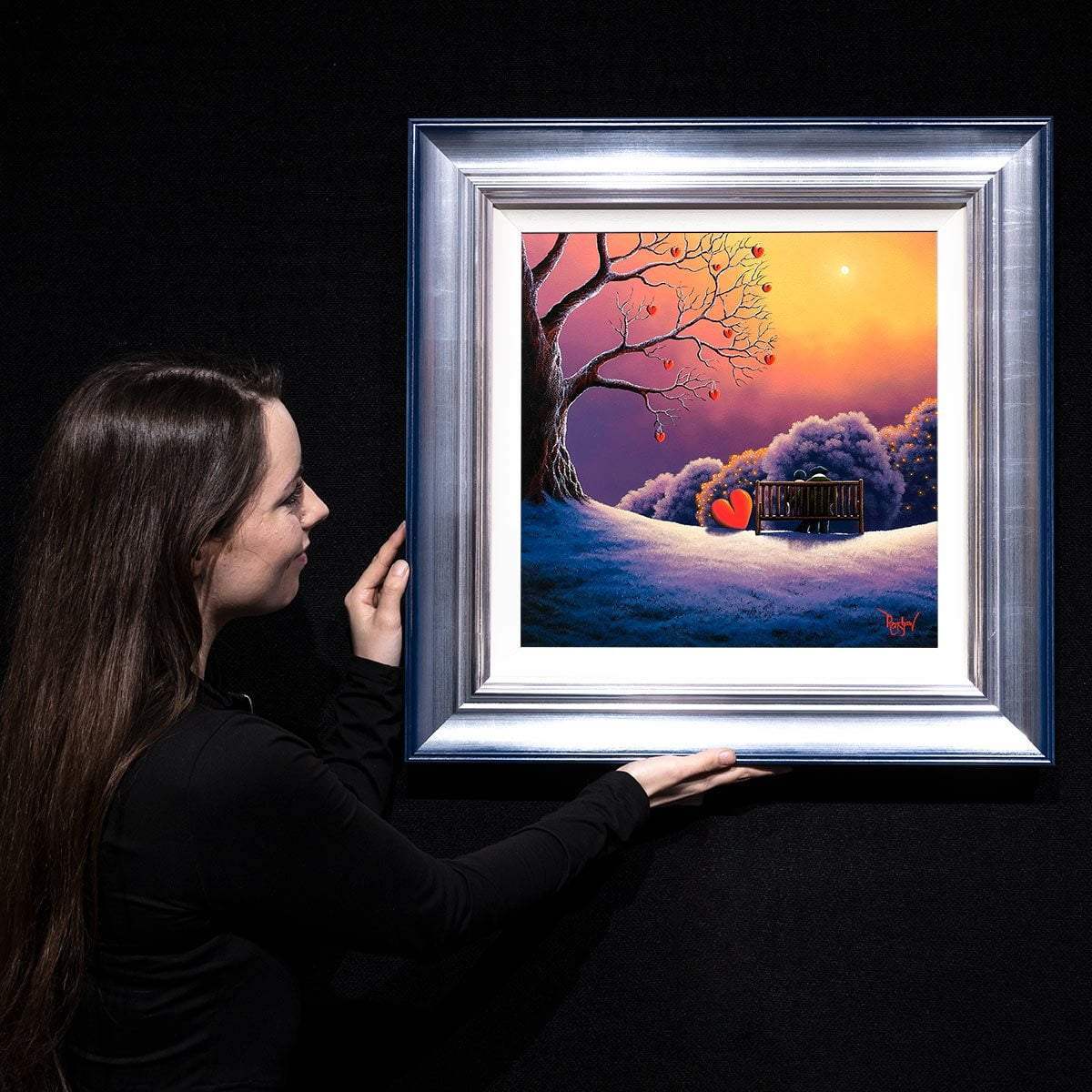 Love Warms our Hearts - SOLD by artist David Renshaw - Wyecliffe Galleries